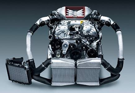 GT-Rのエンジン画像