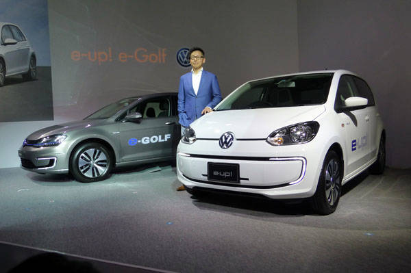 VW e-up!　e-Golf　発表会