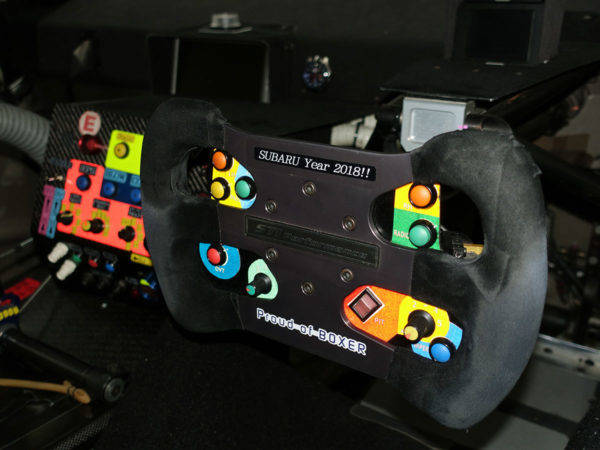 SUBARU STI SuperGTRace GT300Class BRZ steering