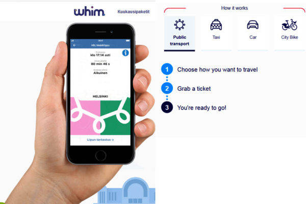 フィンランド　MaaSグローバル　スマホアプリWhim