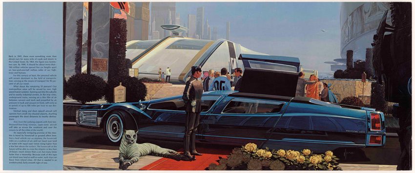 Getting about in 1990 (C)Syd Mead, Inc.