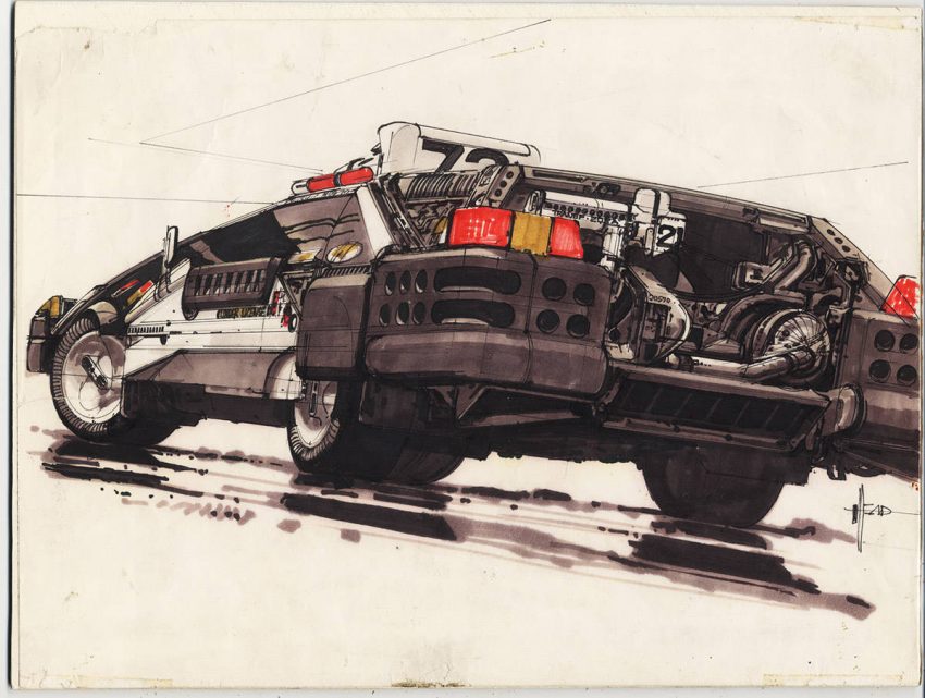 Deckerd’s Sedan (C)Syd Mead, Inc. (C)1982 The Blade Runner Partnership. All Rights Reserved.