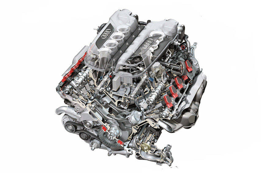 2010年仕様のV10エンジン