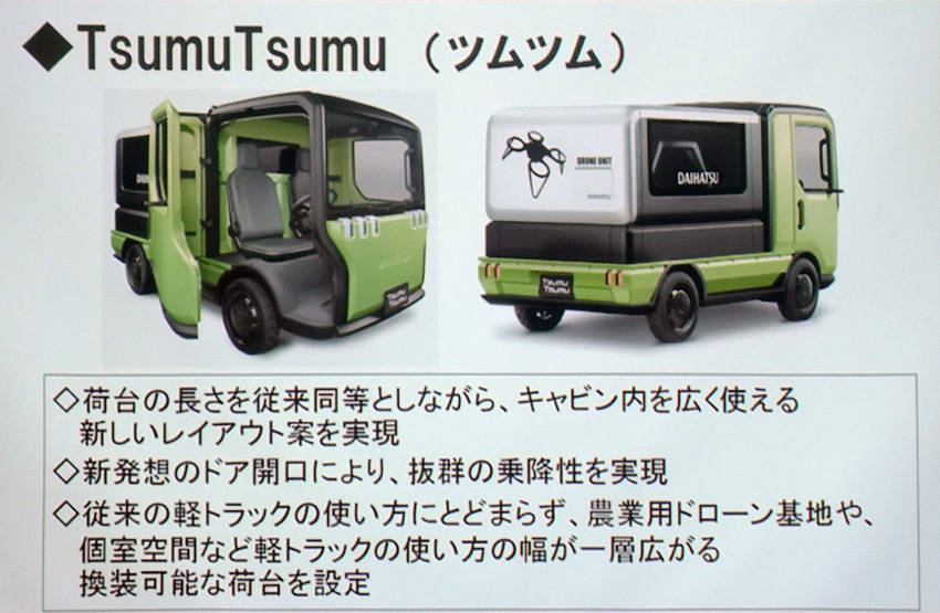 東京モーターショー2019 ダイハツ コンセプトカー TsumuTsumu（ツムツム）