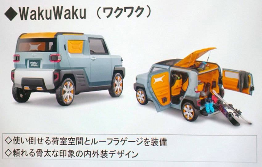 東京モーターショー2019 ダイハツ コンセプトカー WakuWaku（ワクワク）