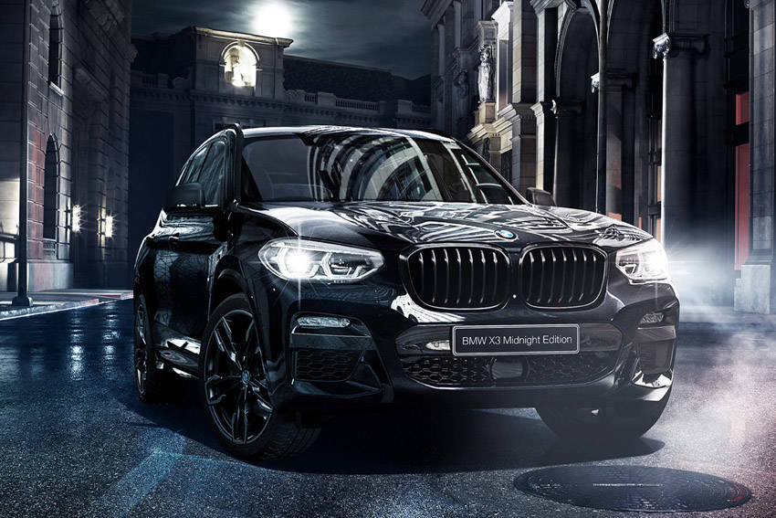 BMW 漆黒の限定車「X3 ミッドナイト・エディション」発売