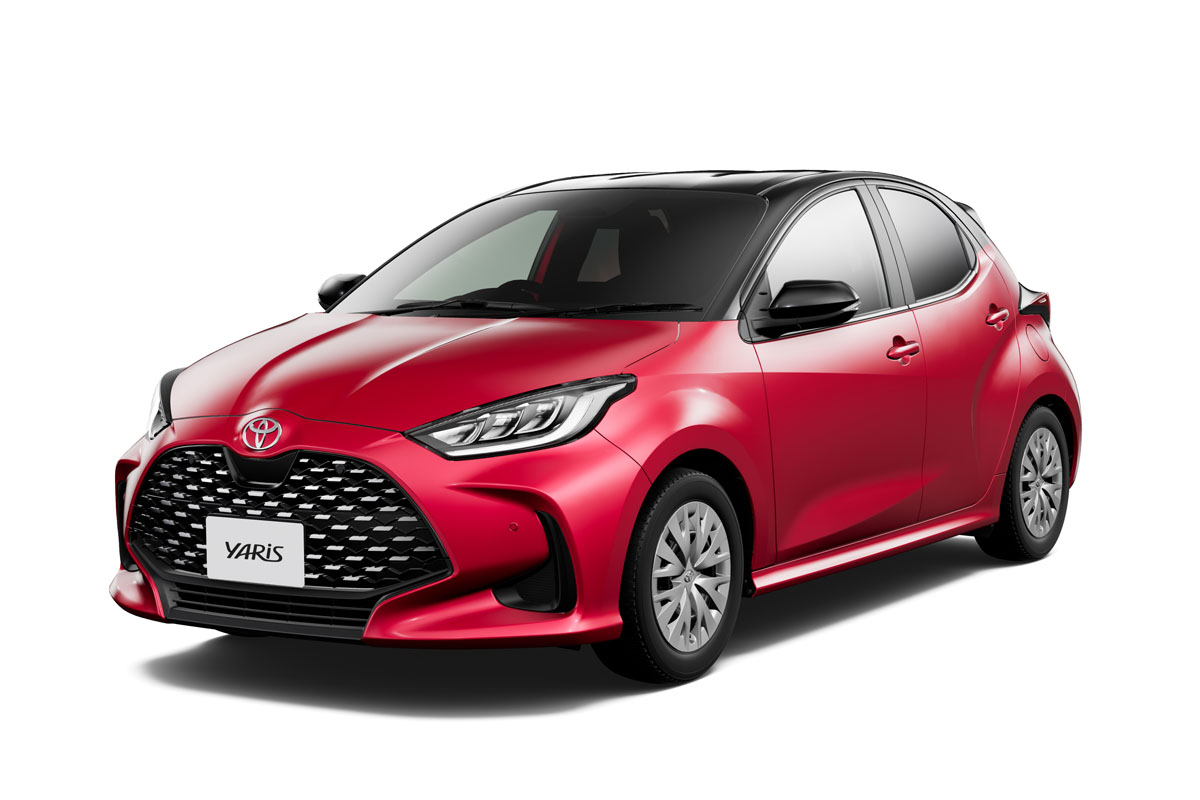 トヨタ ヤリス、ヤリスクロスの一部改良モデル。7インチモニターや