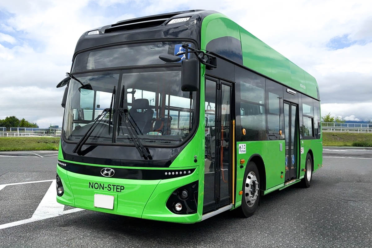 ヒョンデのEVバス販売事業が国内公共交通機関等のCO2削減に貢献