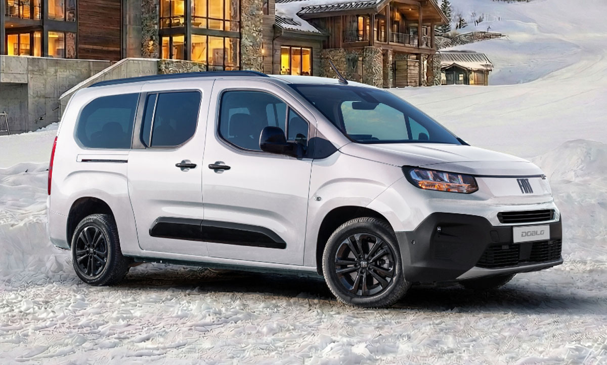 【フィアット】日本市場専用の限定車「ドブロ MAXI 5 ビアンコ ジェラート」　ロングボディのドブロ MAXIをベースに、2列シートの5人乗り特別仕様である。