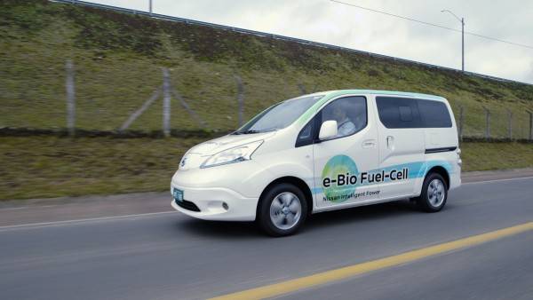 日産 「e-Bio Fuel-Cell」燃料電池車プロトタイプ