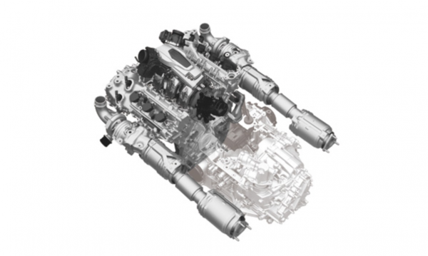 新型NSX エンジンイメージ