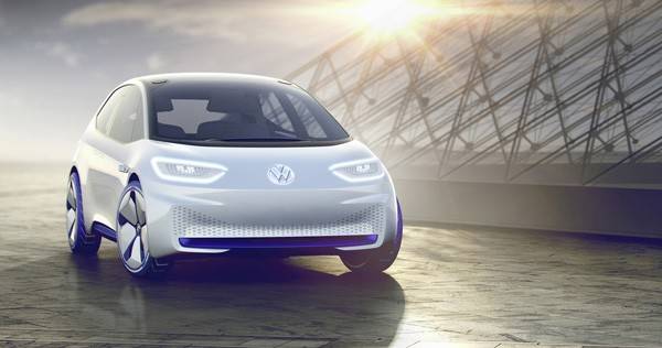 Volkswagen Showcar I.D. I.D. ? die Revolution. Der erste Volkswagen auf der vû®lig neuen Elektrofahrzeug-Plattform. Der erste Volkswagen, der fã» das automatisierte Fahren vorbereitet ist.