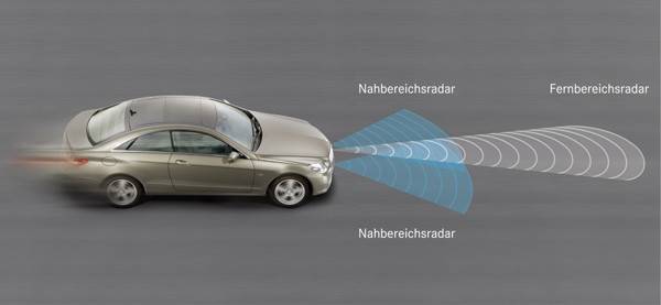 Mercedes-Benz E-Klasse Coupé: Fahrer-Assistenzsysteme ; Mercedes-Benz E-Class Coupé: Driver assistance systems;
