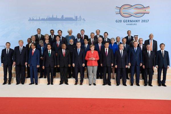G20ハンブルグ2017　首脳集合写真