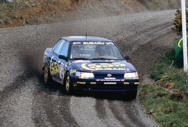 スバル　レガシィRS　1993年WRCニュージーランドラリー優勝車　コリン・マクレー