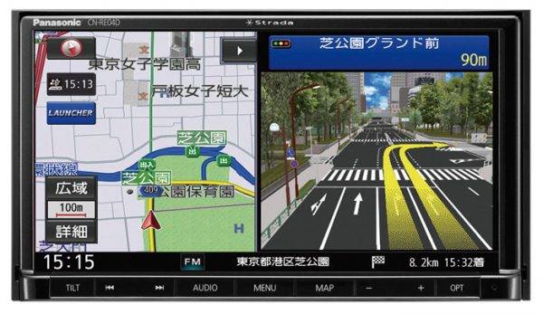 パナソニック　SDカーナビステーション　ストラーダ　CN-RE04D