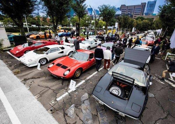 Lamborghini Day 2017　オーナーズカー展示風景