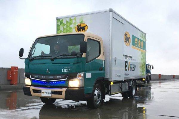 三菱ふそう ヤマト運輸向け電気小型トラック「eCanter」