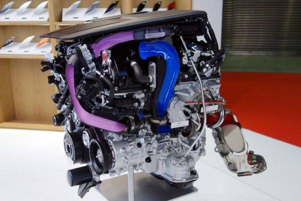 レクサス　3.5L V6ツインターボ　V35A-FTS型エンジン　吸気経路