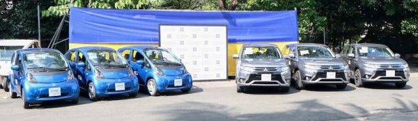 三菱　ィリピン共和国のエネルギー省に電動車を寄贈　アウトランダーPHEV　i-MiEV
