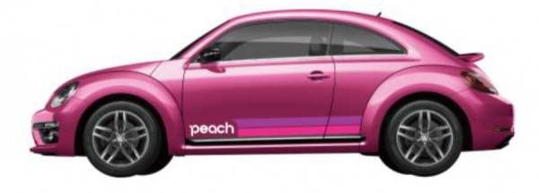 限定5台の＃PinkBeetle Peach Edition。販売価格は＃PinkBeetleと同じ307万円。